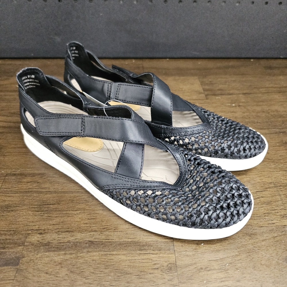 Baretraps Yesica Shoes Womens Size 9.5M Woven Mary Jane Casual Comfort Flats